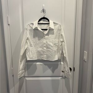 Good American Classic White Shirt
